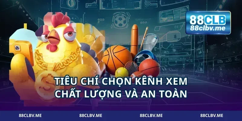 Tiêu chí chọn kênh xem chất lượng và an toàn